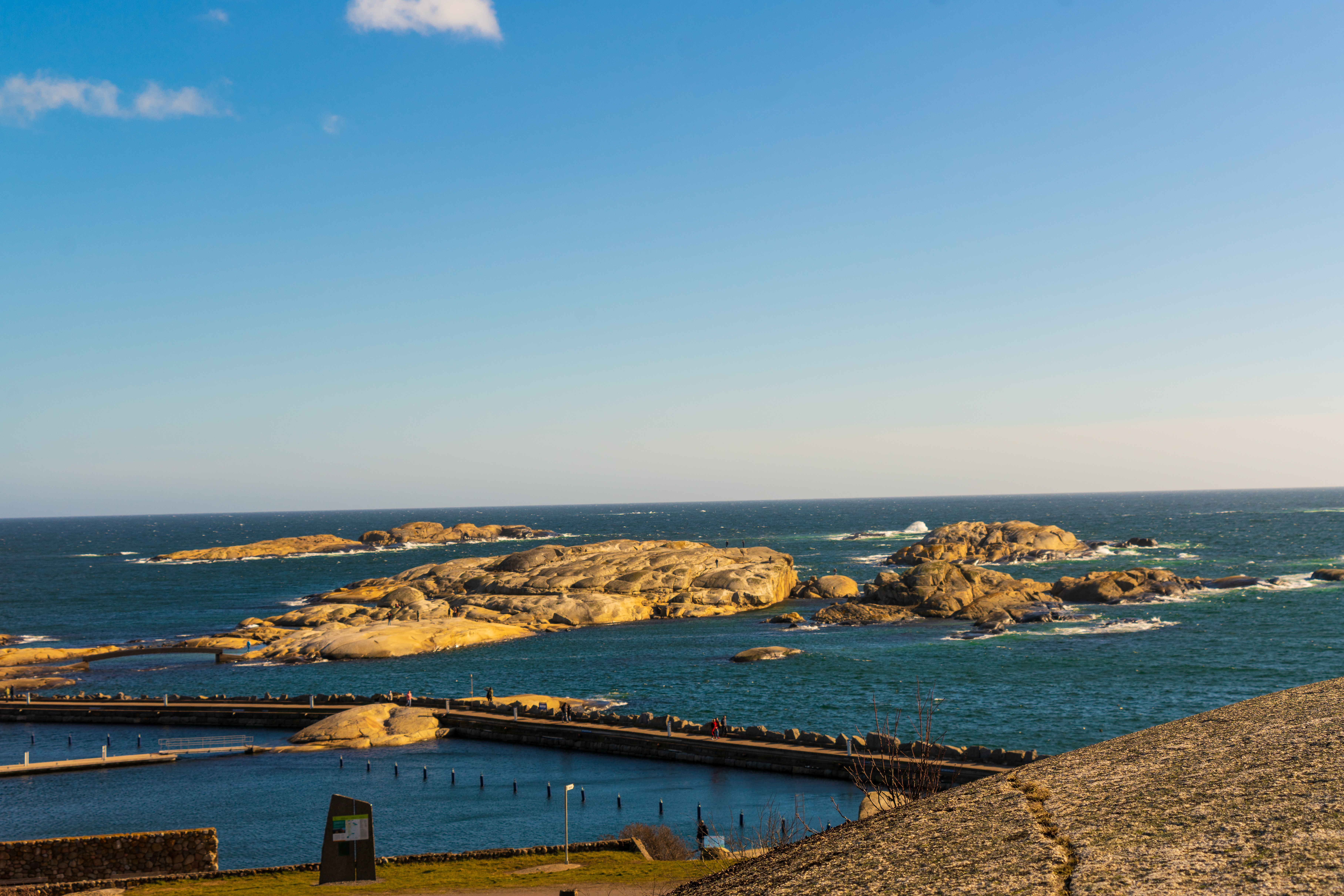 Verdens Ende — widok na morze